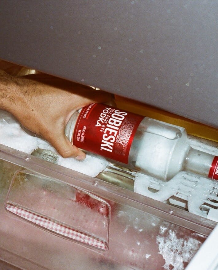 Illustration cas Sobieski Vodka